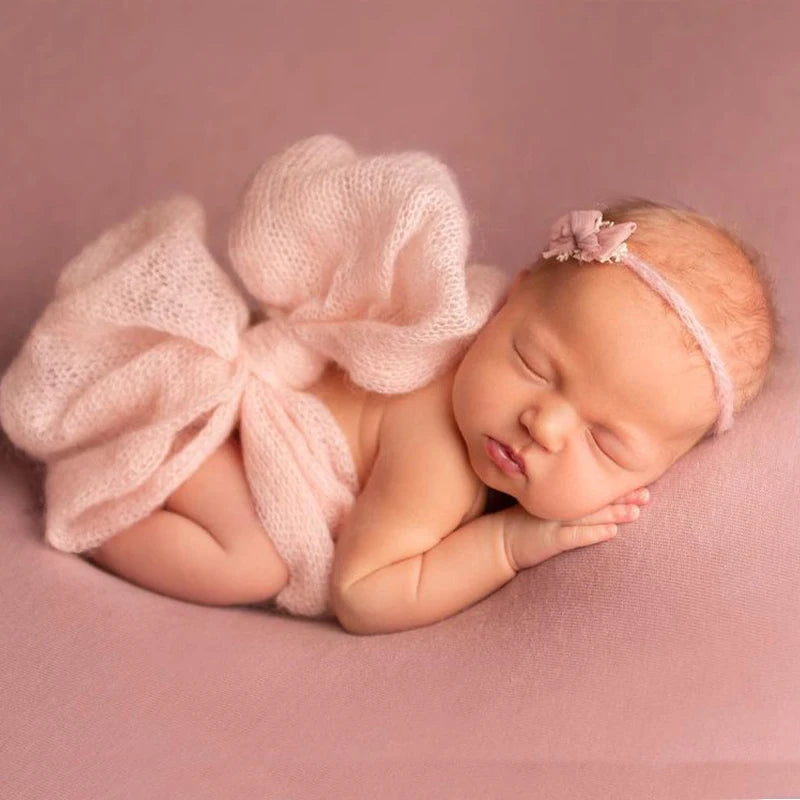 Newborn Photography Props Accessories for Baby Boy Girl Pose Butterfly Belt Photo Birthday Gift First Picture Shoot Decoration