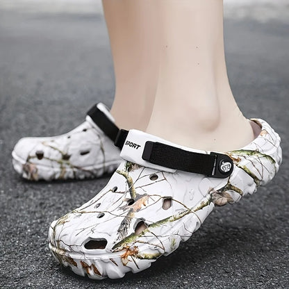 Men's Breathable EVA Clogs Non-slip Wear-resistant for Indoor Outdoor Garden Beach Shoes Unisex Slip-on Sandals