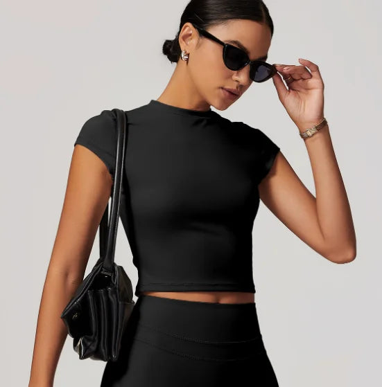2 Piece Women's Co Ord Set 2024 Summer Designer Fitness Woman Top Sportswear Manufacturer for the Gym