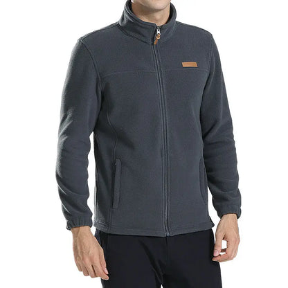 Men's clothing Coat Men Thicken Warm Army Fleece Jacket Patchwork Multi Pockets Polartec Men's Jacket and Coats windbreaker men