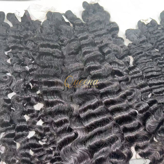 Wholesale Raw Vietnamese Human Hair Extension Raw Virgin Hair Burmese Curl
