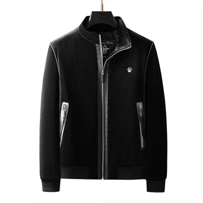 Printed Thick Velvet Winter Clothes for Men Coat Winter Jacket Men