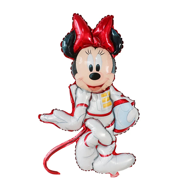 110cm Large Mickey Minnie Mouse Foil Balloons Cartoon Birthday Party Decorations Kids Baby Shower Party Baloon Toys