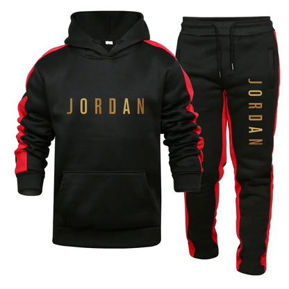 Autumn Men's Track Suit, Chinese Sportswear, Custom Logo, Fashionable Three-bar Design, Men's Fitness Sportswear
