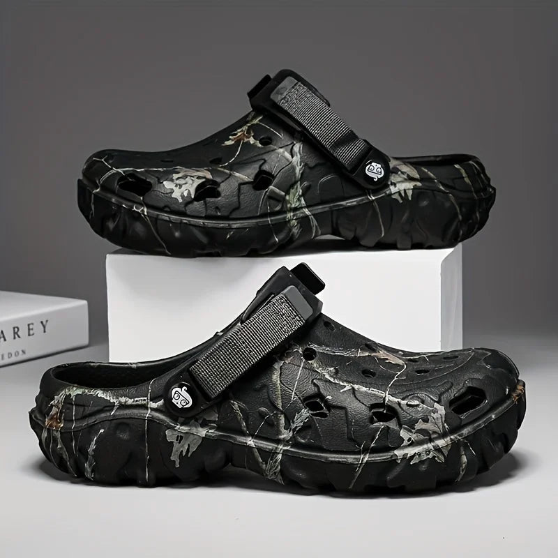 Men's Breathable EVA Clogs Non-slip Wear-resistant for Indoor Outdoor Garden Beach Shoes Unisex Slip-on Sandals