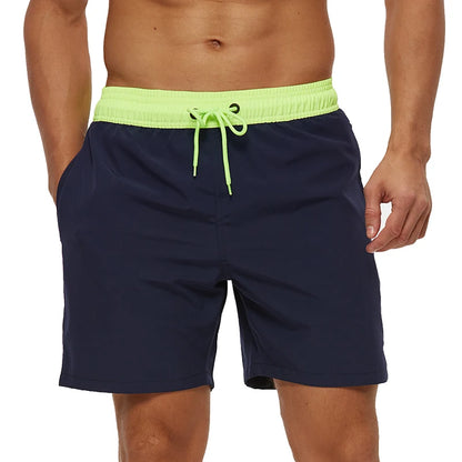 Escatch 2025 Mens Shorts Classic Quickly Dry Solid Sportswear Swim Trunks Beach Mesh Liner Surfing Traje De Baño Hombre Short