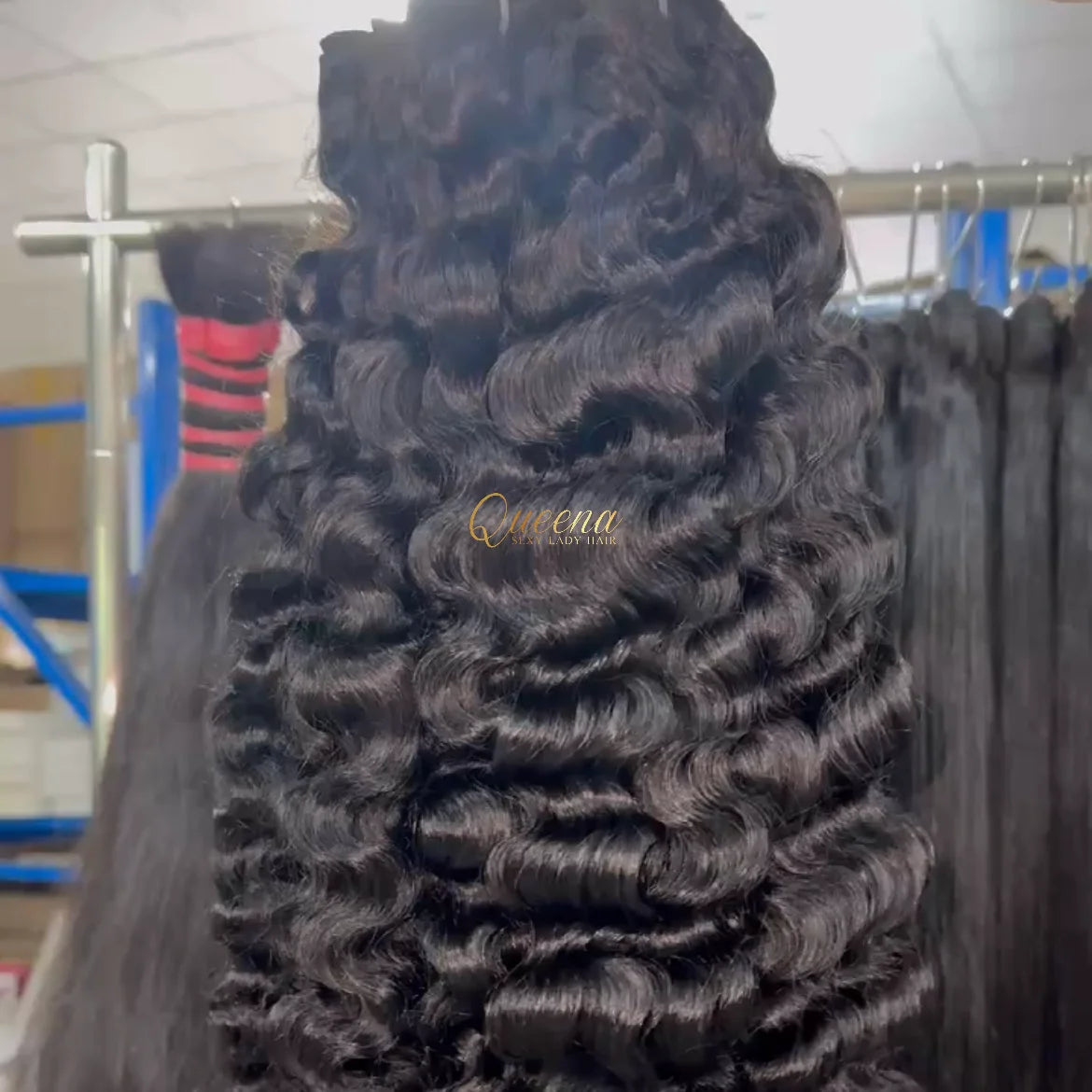 Wholesale Raw Vietnamese Human Hair Extension Raw Virgin Hair Burmese Curl