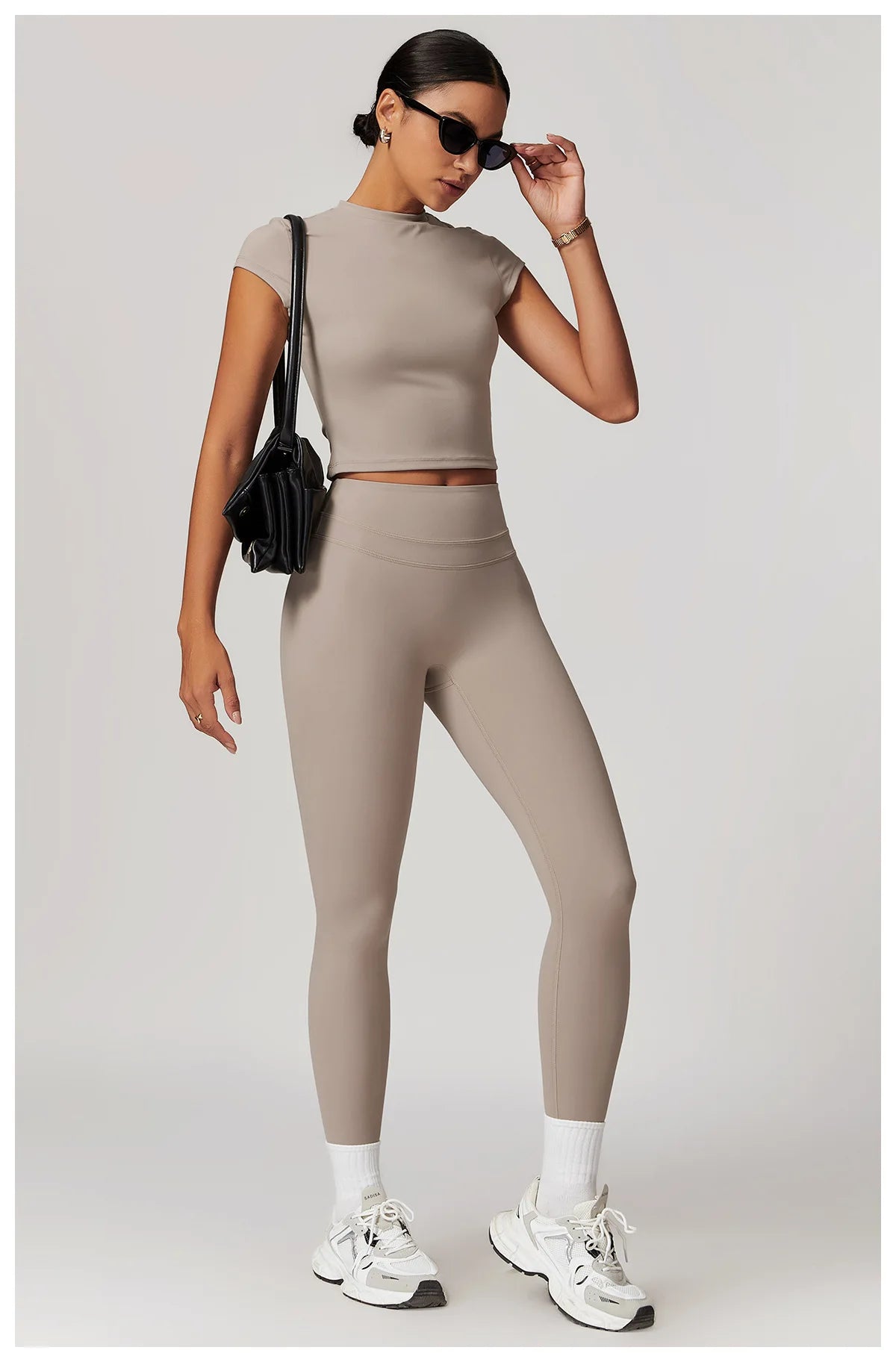 2 Piece Women's Co Ord Set 2024 Summer Designer Fitness Woman Top Sportswear Manufacturer for the Gym