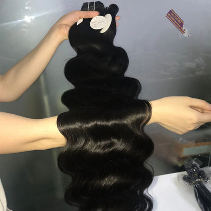 Unprocessed Raw Burmese Curly Wavy Hair Bundle Human Hair Vendor Ready to Ship