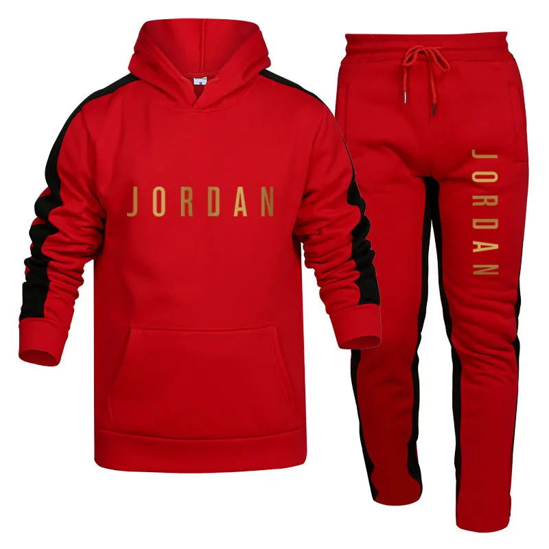 Autumn Men's Track Suit, Chinese Sportswear, Custom Logo, Fashionable Three-bar Design, Men's Fitness Sportswear