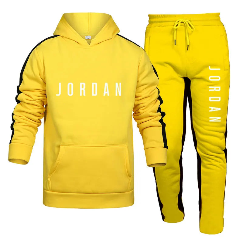 Autumn Men's Track Suit, Chinese Sportswear, Custom Logo, Fashionable Three-bar Design, Men's Fitness Sportswear