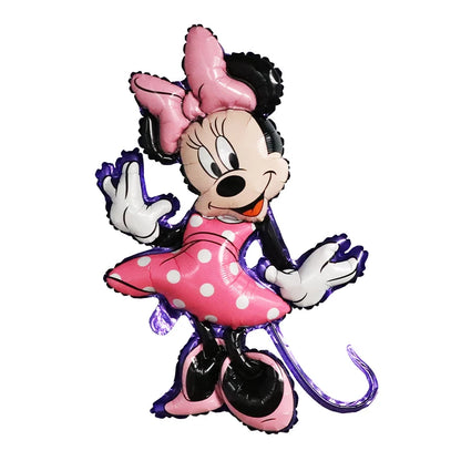 110cm Large Mickey Minnie Mouse Foil Balloons Cartoon Birthday Party Decorations Kids Baby Shower Party Baloon Toys