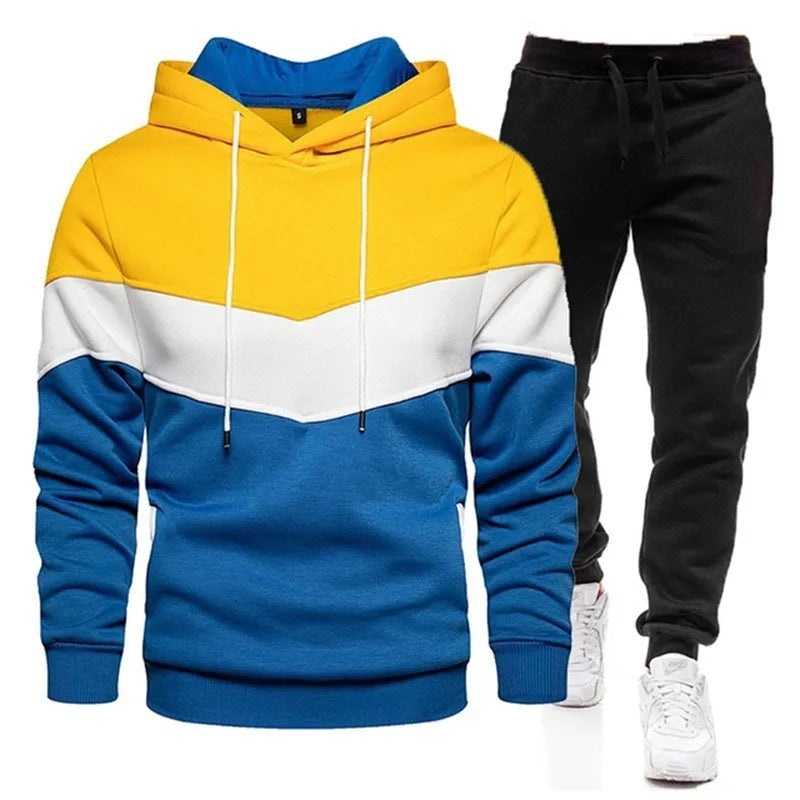 Liu Ming 2025 Custom Logo Autumn Winter Men Sportswear Hoodie Pants Tracksuit Brand Clothing Sweat Suit