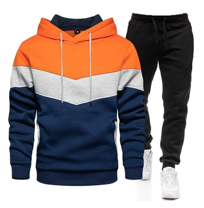 Liu Ming 2025 Custom Logo Autumn Winter Men Sportswear Hoodie Pants Tracksuit Brand Clothing Sweat Suit