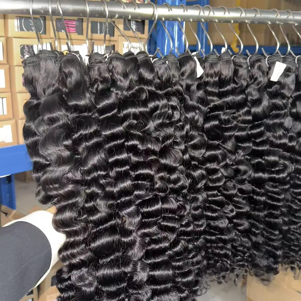 Wholesale Indian Temple Raw Unprocessed Virgin Hair Body Wave Hair Bundle Natural Black Soft Silky Indian Hair Raw Virgin