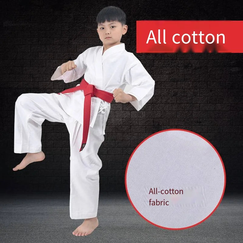 Unisex Karate Sportswear Costume Cotton and Polyester Adult Martial Arts Wear Comfortable and Stylish