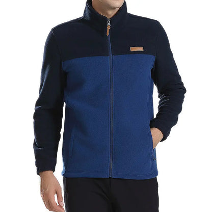 Men's clothing Coat Men Thicken Warm Army Fleece Jacket Patchwork Multi Pockets Polartec Men's Jacket and Coats windbreaker men