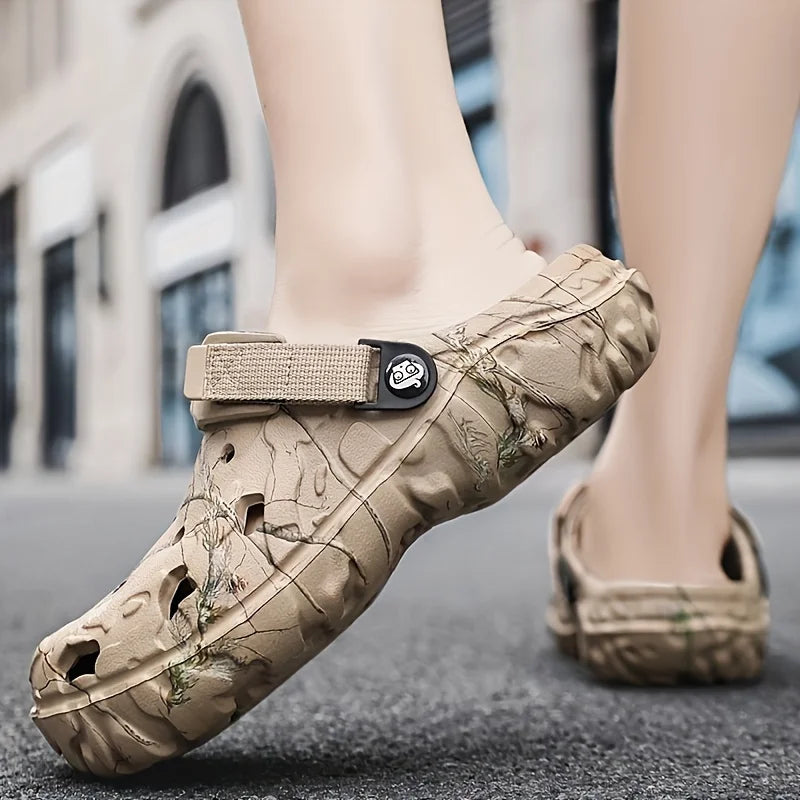Men's Breathable EVA Clogs Non-slip Wear-resistant for Indoor Outdoor Garden Beach Shoes Unisex Slip-on Sandals