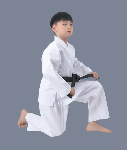 Unisex Karate Sportswear Costume Cotton and Polyester Adult Martial Arts Wear Comfortable and Stylish