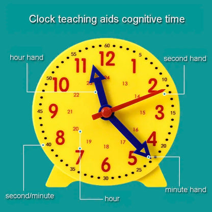 Children Interesting Clock Educational Toys Hour Minute Second Cognition Matching Puzzle Toys Kids Early Preschool Teaching Aids