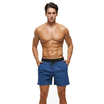Escatch 2025 Mens Shorts Classic Quickly Dry Solid Sportswear Swim Trunks Beach Mesh Liner Surfing Traje De Baño Hombre Short