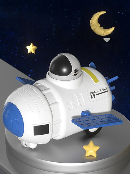 Children Cars Toys for 1-3 Years Boys Cartoon Inertial Train Ship Airplane Toy Kids Early Educational Toys for Toddler Xmas Gift