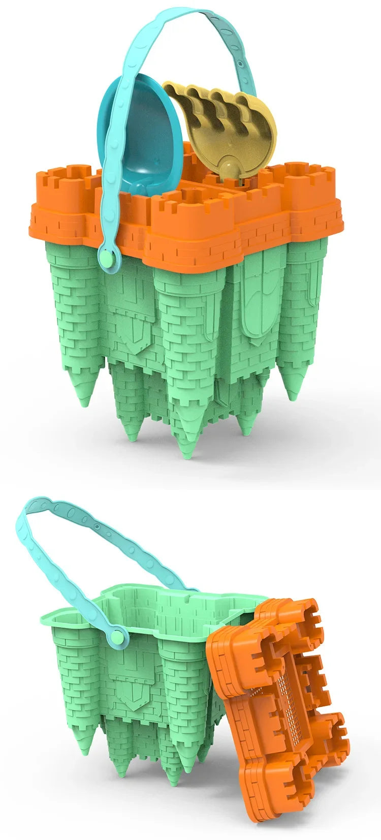 Sand Toys Castle Bucket Play Sand Set Toys Sand Scoop Children Summer Hobbies Water Fun Beach Toys for Kids Beach Acessories
