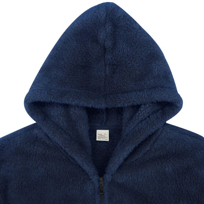 2024 American Style Heavy Coat Men's Winter Jacket Double-sided Fleece Warm Windbreaker Casual Sports Hooded Coat Bomber Jacket