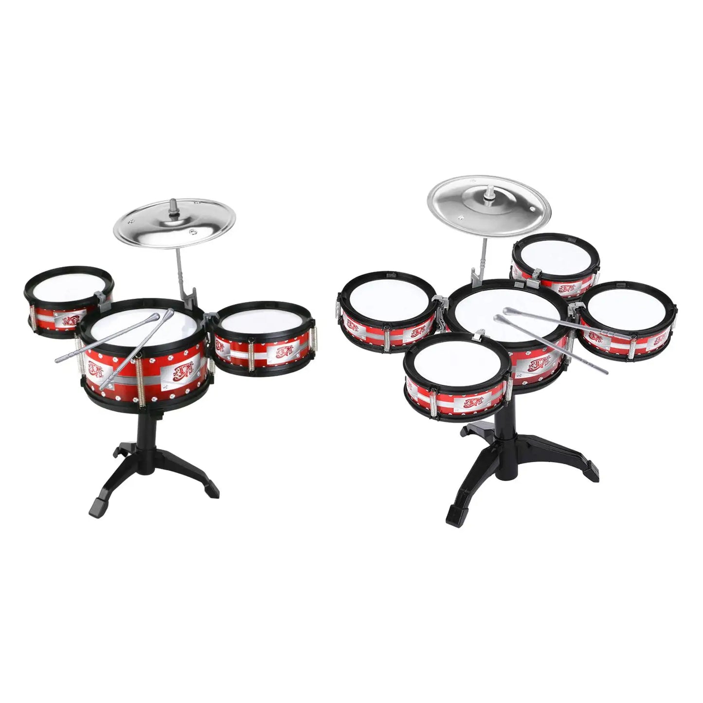 Toddlers Educational Drum Set Musical Toys Sensory Toy Kids Drum Set for Children 1 2 3 4 Years Old Kindergarten Kids Girls Boys
