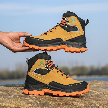 Indestructible Work Boots MEN'S AND WOMEN'S Style Waterproof Work Sports Shoes Steel Toe Boots Anti-puncture Protective Shoes