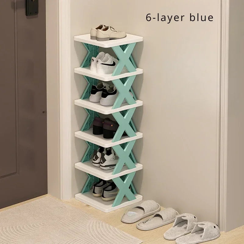 Multi-Ayer Shoe Rack Diy Organizer Clothes Storage Organizer Storage Shoes Shelf Racks Multi-Layer Detachable Storages Cabinet