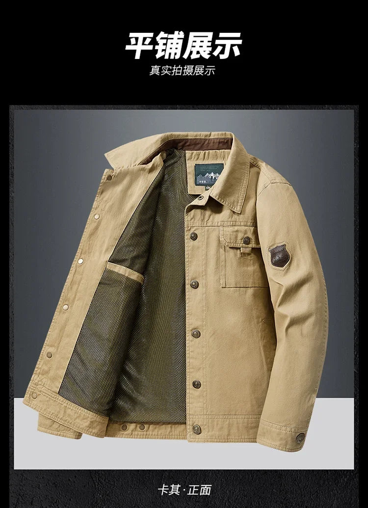 Coat Baseball Jacket Mens Wear Warm Windproof Jacket Male Jackets Simple British Style Mens Cargo New Fashion Bomber Jacket