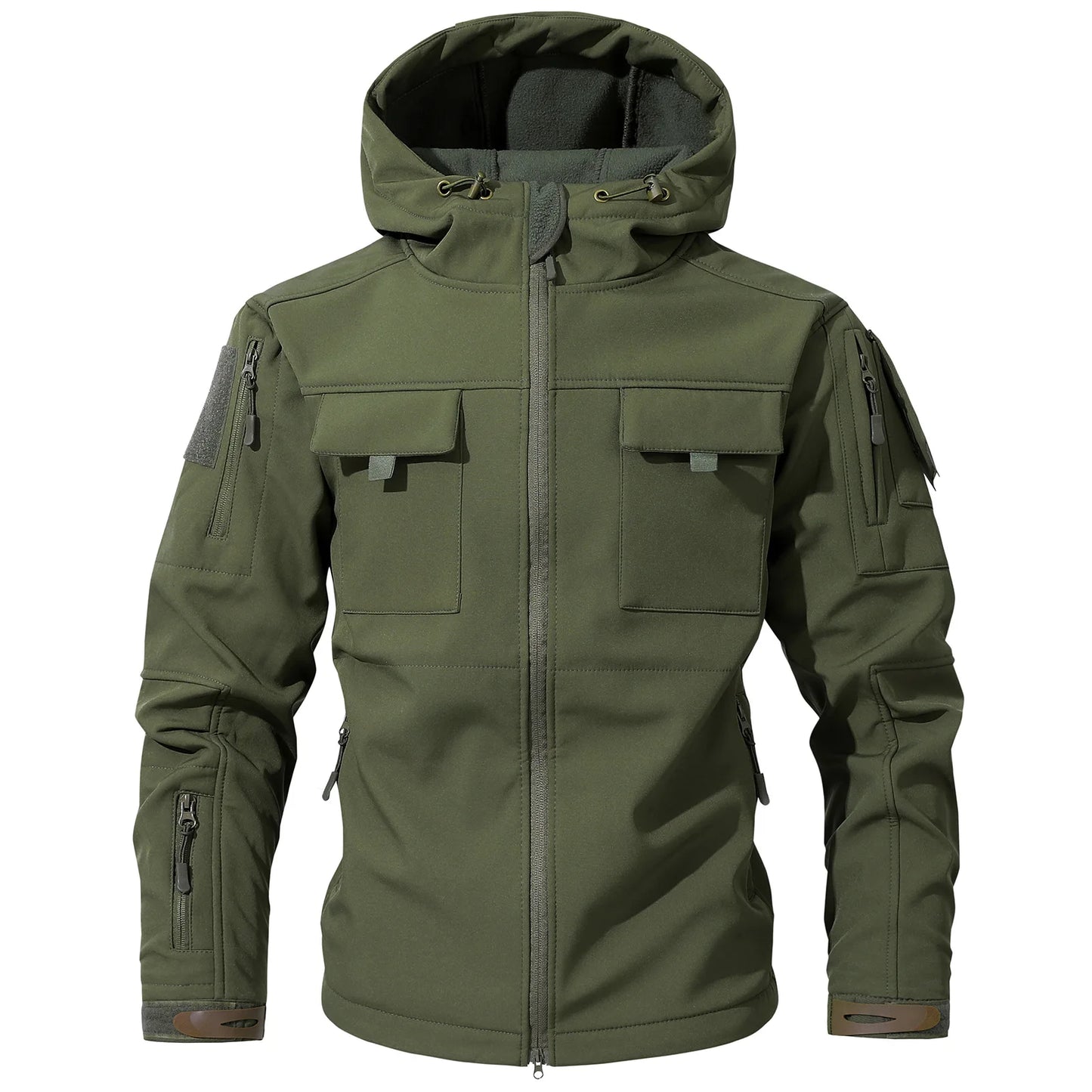 Mens workwear jacket loose fit hooded windbreaker outdoor casual streetwear stylish waterproof trekking coat rugged fashion