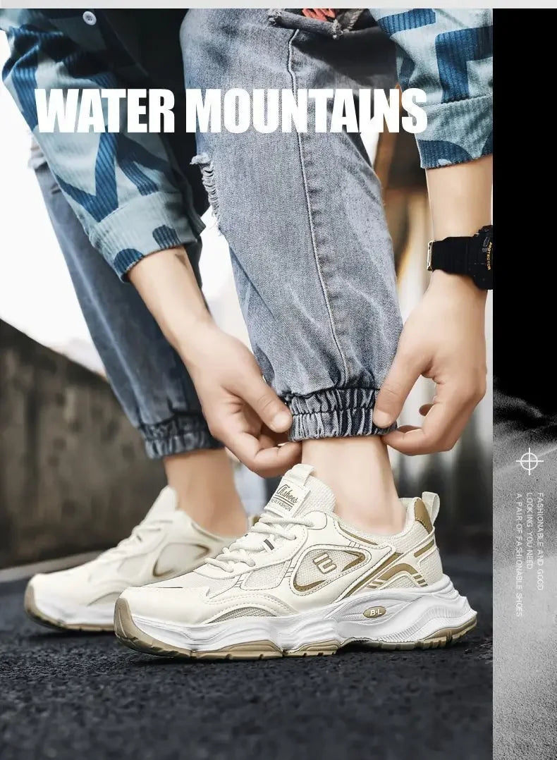 Fashionable men's sports shoes, high-quality men's casual shoes, soft-soled shock-absorbing running shoes