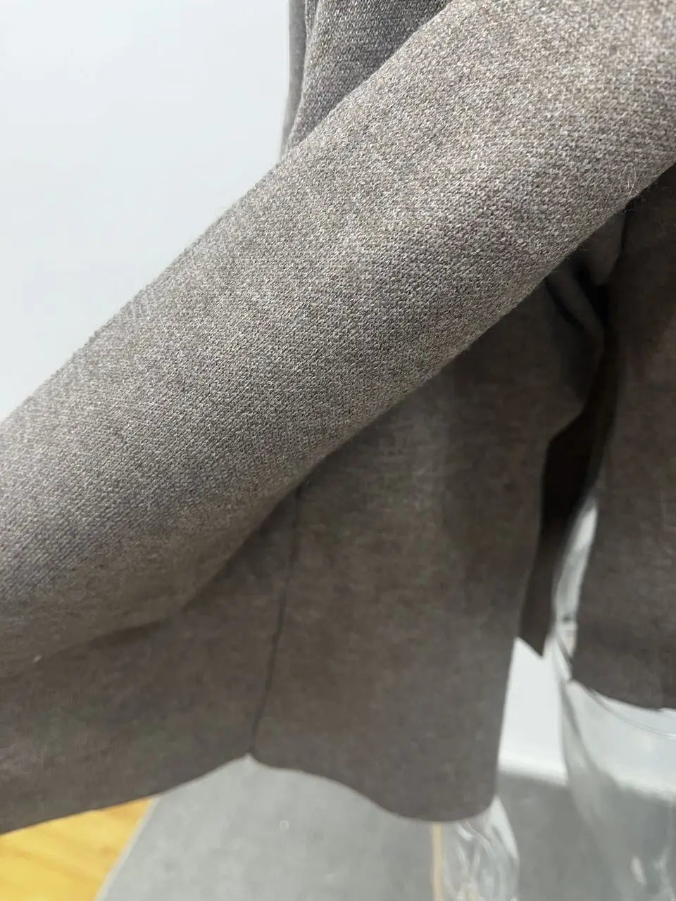 Knitted Short Coat Jacket Shawl Fashion Loose Casual Sleeved Coat Autumn Lady Cape Scarf Collar Outwear Pullover Sweater