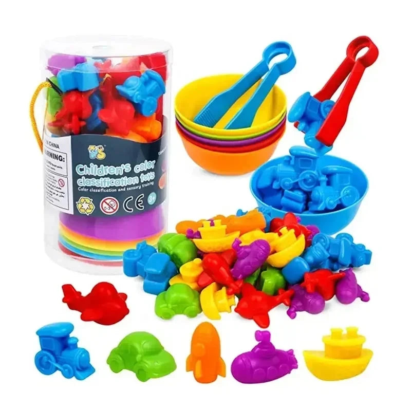 Children's Early Education Enlightenment Counting Toys Montreal Toys Teaching Aids Family Cognitive Classification Toys