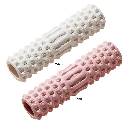 Yoga Column Gym Fitness Foam Roller Pilates Yoga Exercise Back Muscle Massage Roller Soft Yoga Block Muscle EVA Roller 30x8cm
