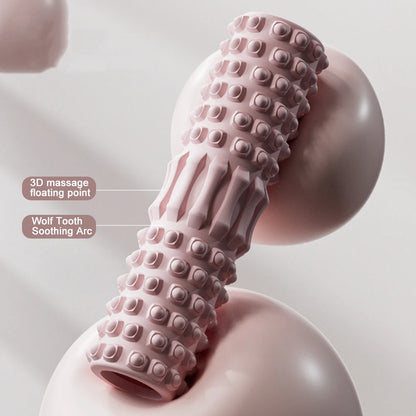 Yoga Column Gym Fitness Foam Roller Pilates Yoga Exercise Back Muscle Massage Roller Soft Yoga Block Muscle EVA Roller 30x8cm