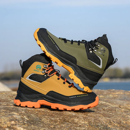 Indestructible Work Boots MEN'S AND WOMEN'S Style Waterproof Work Sports Shoes Steel Toe Boots Anti-puncture Protective Shoes