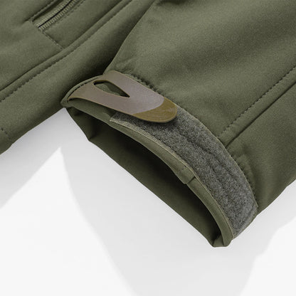 Mens workwear jacket loose fit hooded windbreaker outdoor casual streetwear stylish waterproof trekking coat rugged fashion