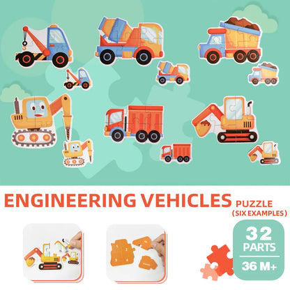 Children's puzzle toys, early education enlightenment cognition, cartoon patterns multiple themes