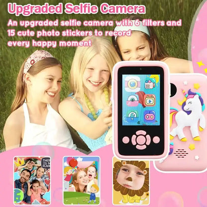 Children Phone Toys Camera Mp3 Music Player Puzzle Games Tooddler Educational Leaning Toys Kids for Girls Boys Birthday Gifts