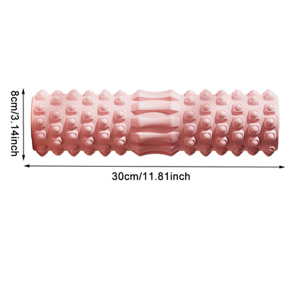 Yoga Column Gym Fitness Foam Roller Pilates Yoga Exercise Back Muscle Massage Roller Soft Yoga Block Muscle EVA Roller 30x8cm