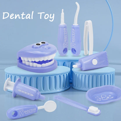 Children Dentist Pretend Play Toys Simulation Dentist Tools Hygienic Habits Cultivation Role Play Game Educational Toys For Kids