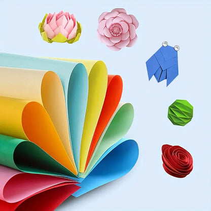 100 sheets of color A4 paper, DIY craft origami, for color printing paper, DIY arts and crafts paper cutting
