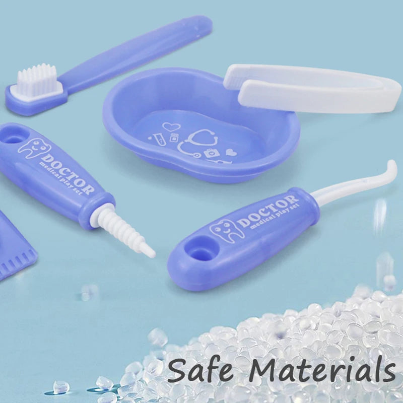 Children Dentist Pretend Play Toys Simulation Dentist Tools Hygienic Habits Cultivation Role Play Game Educational Toys For Kids
