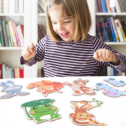 Children's puzzle toys, early education enlightenment cognition, cartoon patterns multiple themes