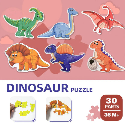 Children's puzzle toys, early education enlightenment cognition, cartoon patterns multiple themes
