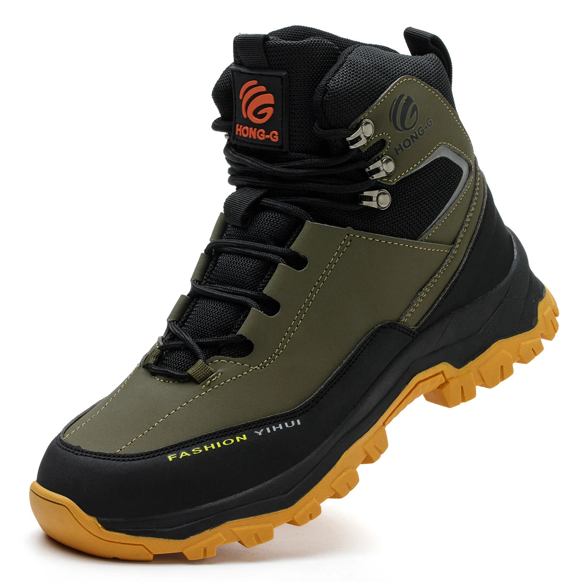 Indestructible Work Boots MEN'S AND WOMEN'S Style Waterproof Work Sports Shoes Steel Toe Boots Anti-puncture Protective Shoes