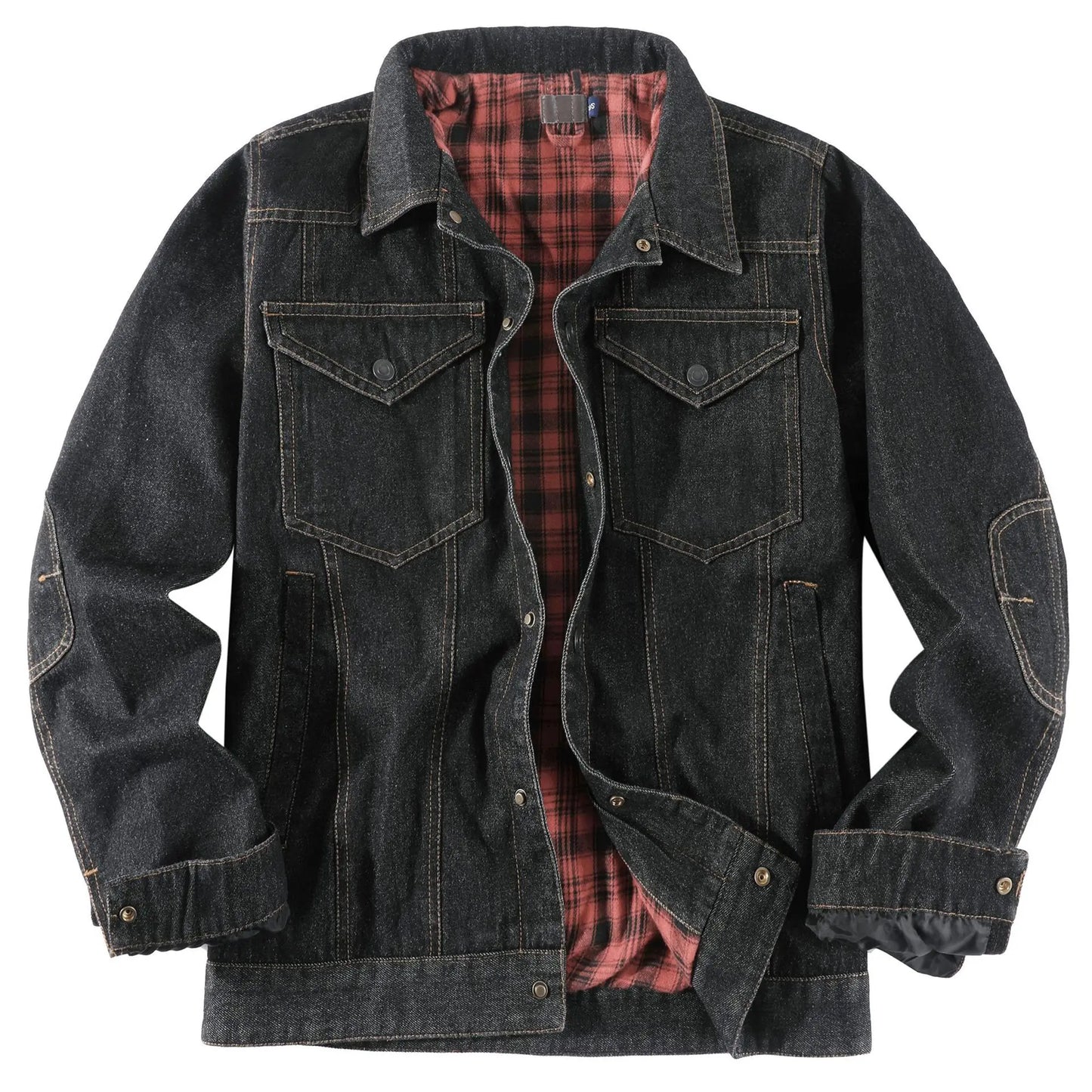 Men's Spring and Autumn Fashion Versatile Jacket Pure Cotton Casual Loose Collar Jacket High end Business workwear Top Coat